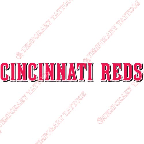 Cincinnati Reds Customize Temporary Tattoos Stickers NO.1537